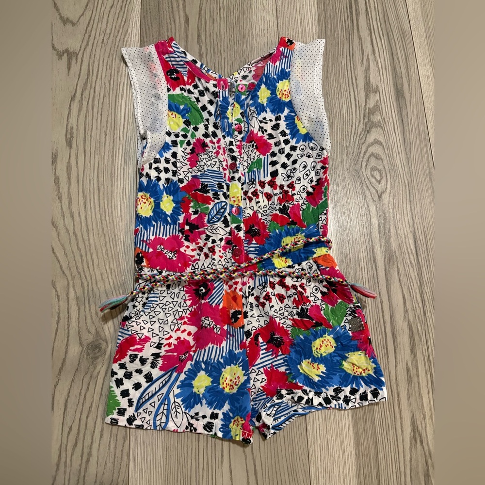 Deux par Deux Girls' Romper So Safari Size 4
